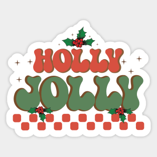 Retro Christmas Sticker